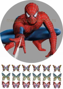 Вафельна картинка "Людина-павук №21"