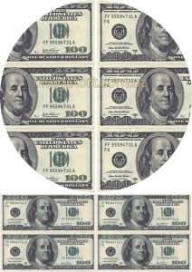 Вафельна картинка "Гроші №36"