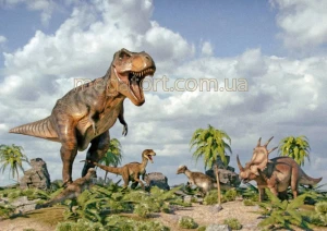 Вафельная картинка "Динозавры, драконы №22"