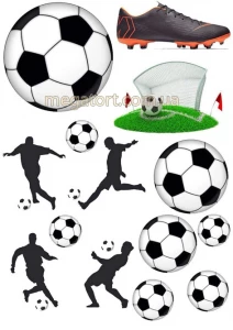 Вафельная картинка "Футбол №46"