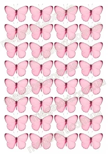Вафельна картинка "Метелики ніжні №70"