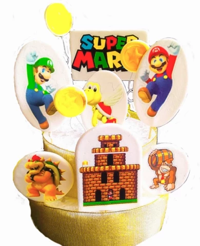 Набор сахарных топперов Супер Марио 2