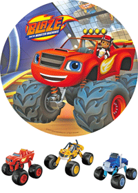 Вафельные картинки Вспыш