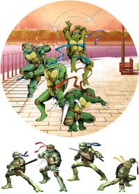 Вафельные картинки Черепашки Ниндзя