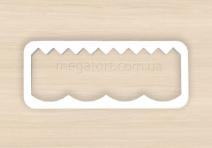 Вырубка для оборок "Забор"