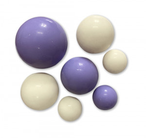 Шоколадные сферы Бело-лавандовые (7шт)