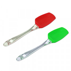 Лопатка силиконовая закругленная 25см