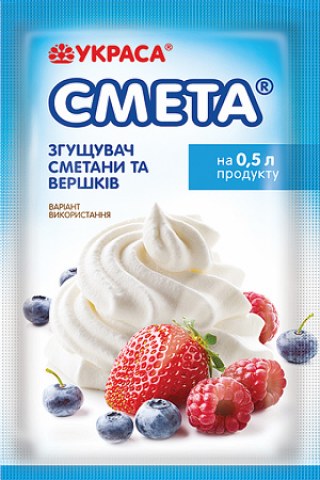 Згущувач вершків (сметани) "Смета" 12г