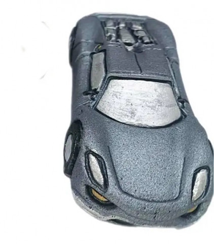 Цукрова прикраса машина срібна