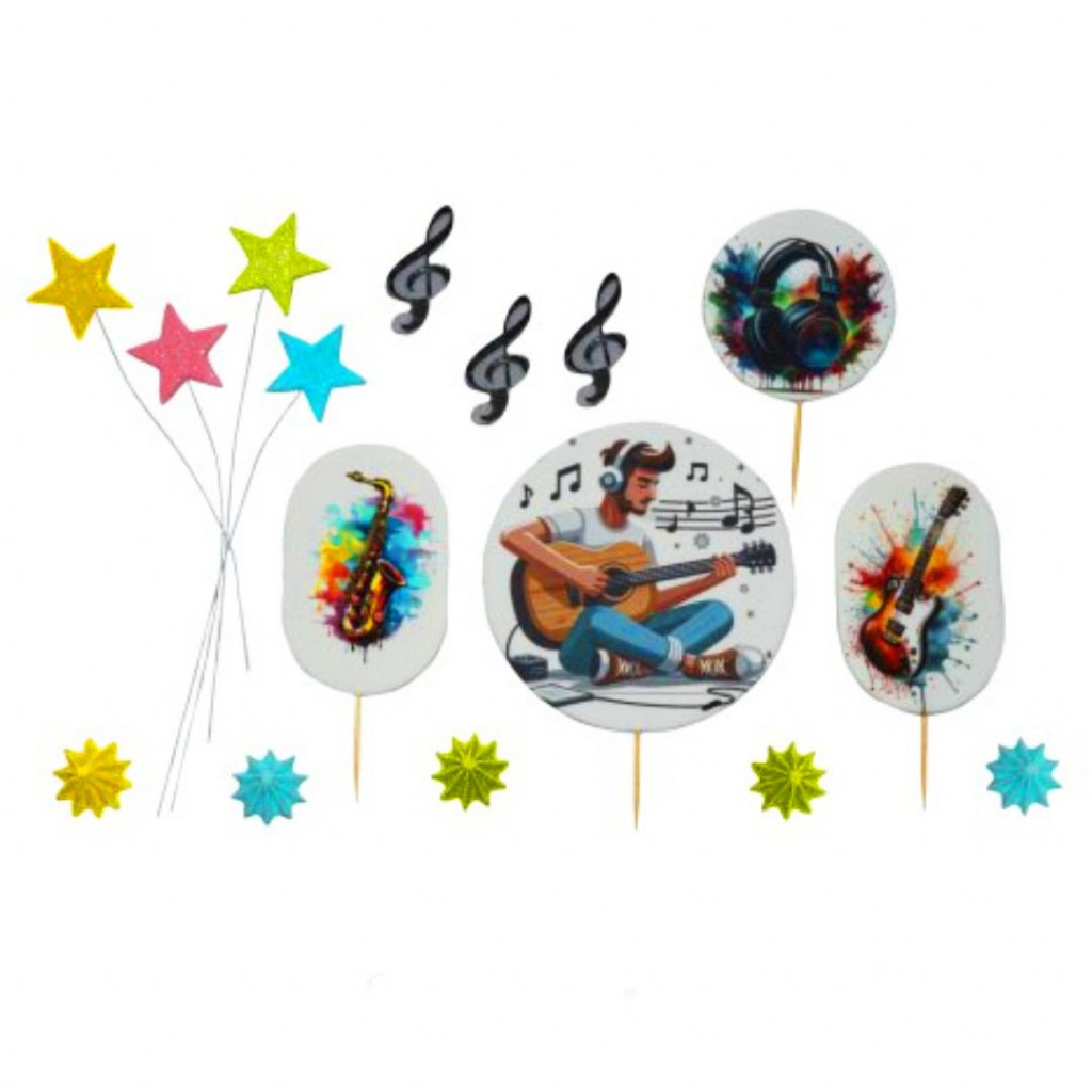 Набір цукрових топерів Музичний Добрик