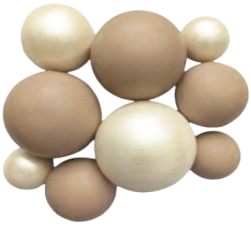 Шоколадные сферы Белый перламутр - капучино (9шт)