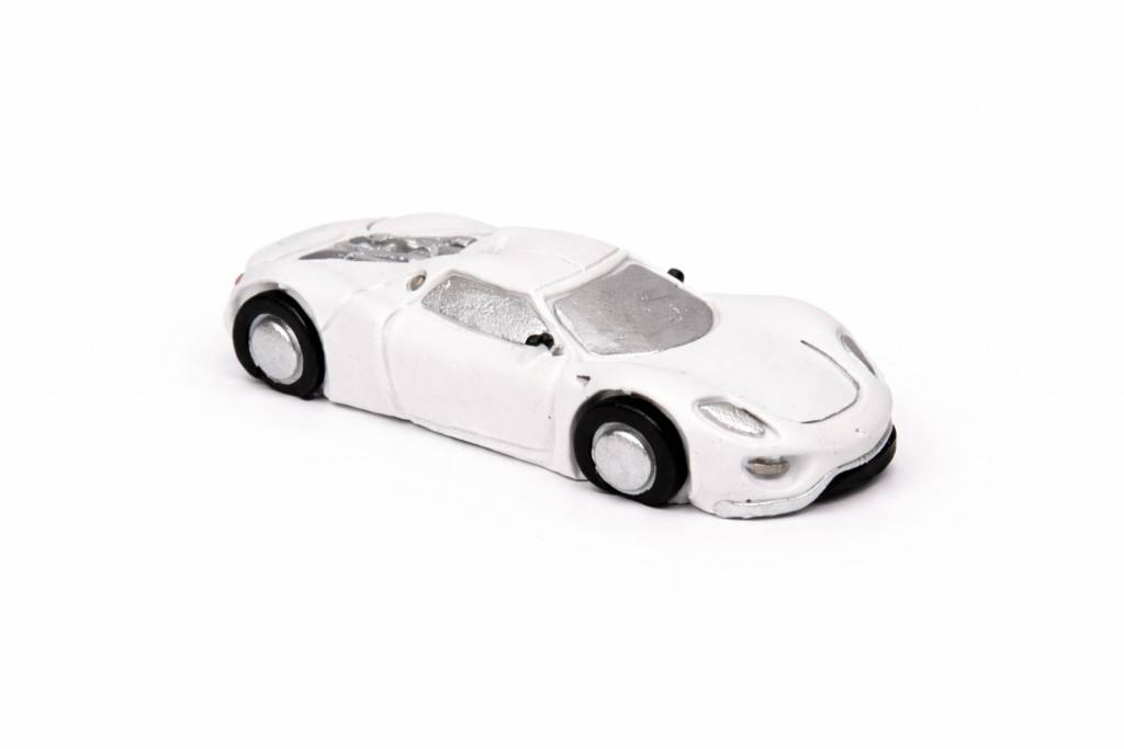 Цукрова прикраса машина біла