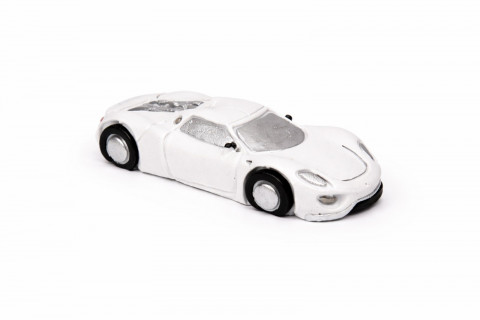 Цукрова прикраса машина біла