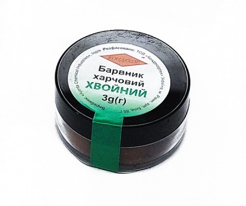 Сухий харчовий барвник Кондекор "Хвойний" 3г