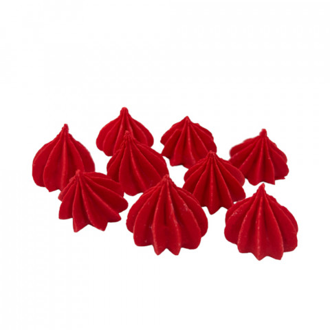 Безе мини сахарные Красные (9шт)