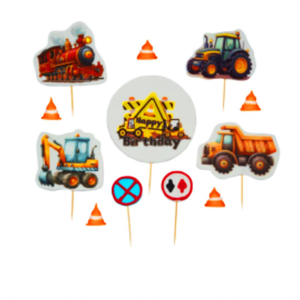 Набір цукрових топерів Будівнитство Добрик