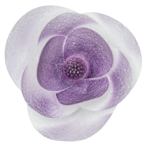 Вафельный цветок Мальва сиреневая d-6см