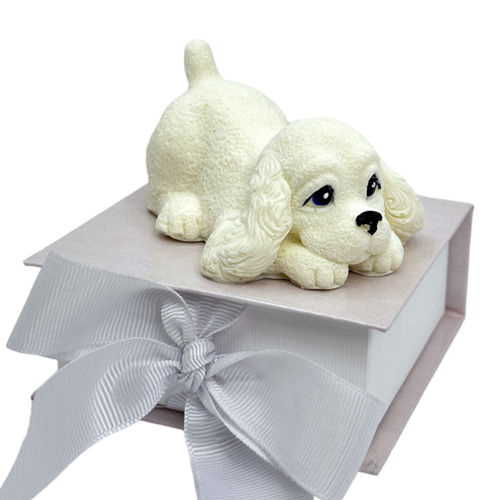 Шоколадная фигурка “Собачка белая”