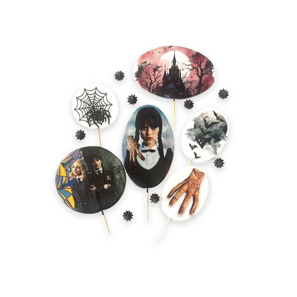 Набор топперов Венздей сладо