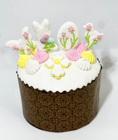 Цукрова прикраса "Пасхальний рожевий"