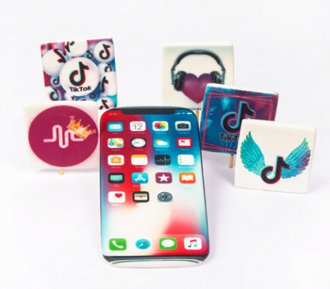 Набор топперов  IPhone + Тик ток