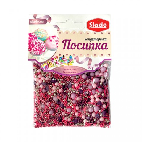 Посыпка коктейль "Сиреневый" 50г