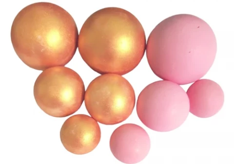 Шоколадні сфери Рожево-золоті (9шт)