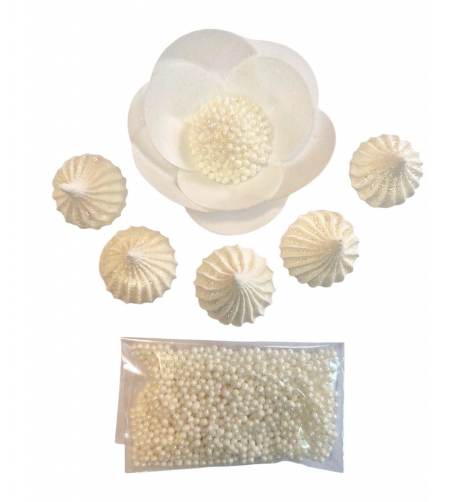 Цукрова прикраса "Вафельний з посипкою"