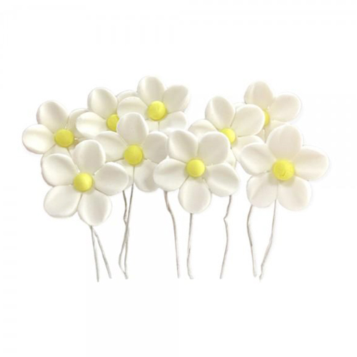 Набор сахарных украшений Маргаритки на проволоке