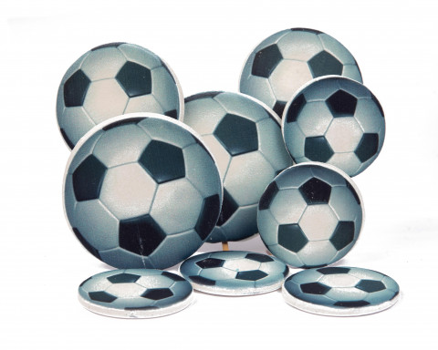 Набір цукрових топерів Футбольні м'ячі