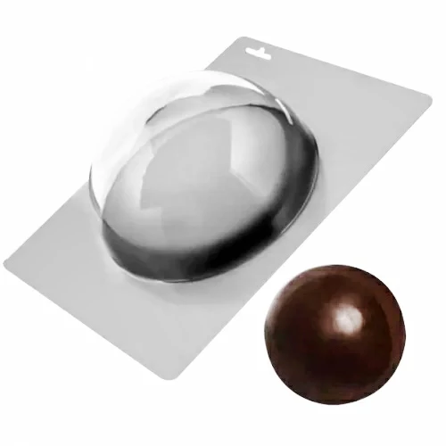 Пластиковая форма для шоколада "Полусфера 10см"