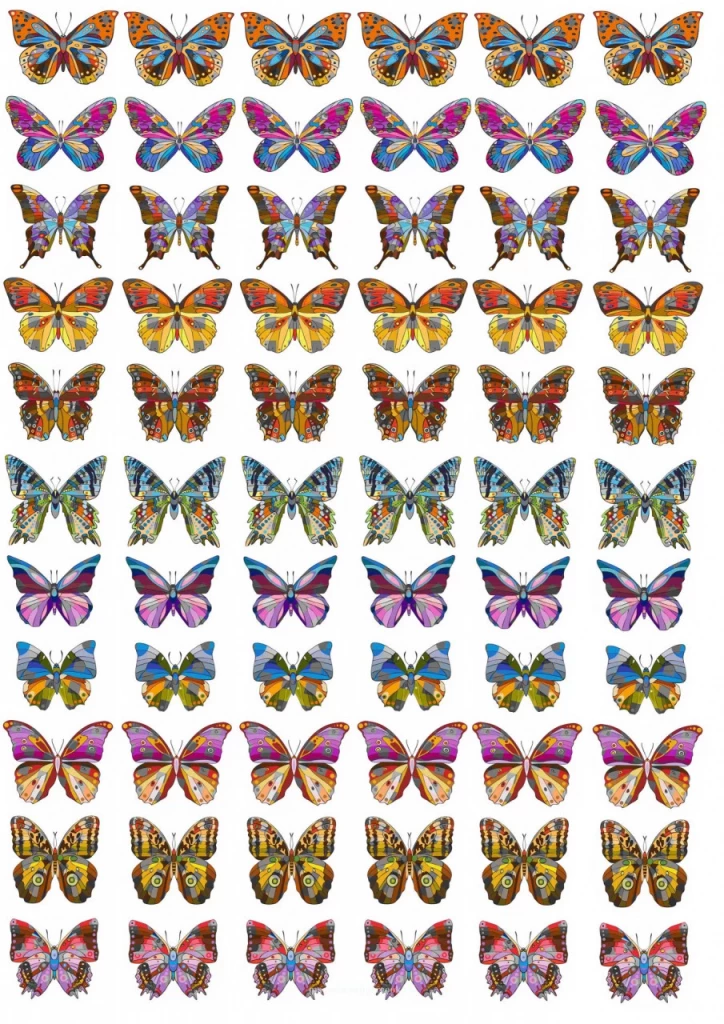 Вафельна картинка "Метелики №2"