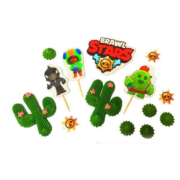 Набір цукрових топерів Бравл Старс Добрик