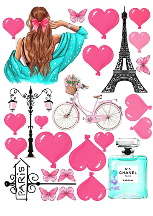 Вафельная картинка Для женщин 69