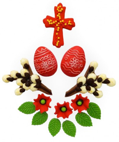 Набор пасхальный Пасхальный с вербой