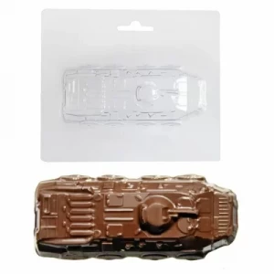 Пластикова форма для шоколаду "Танк"