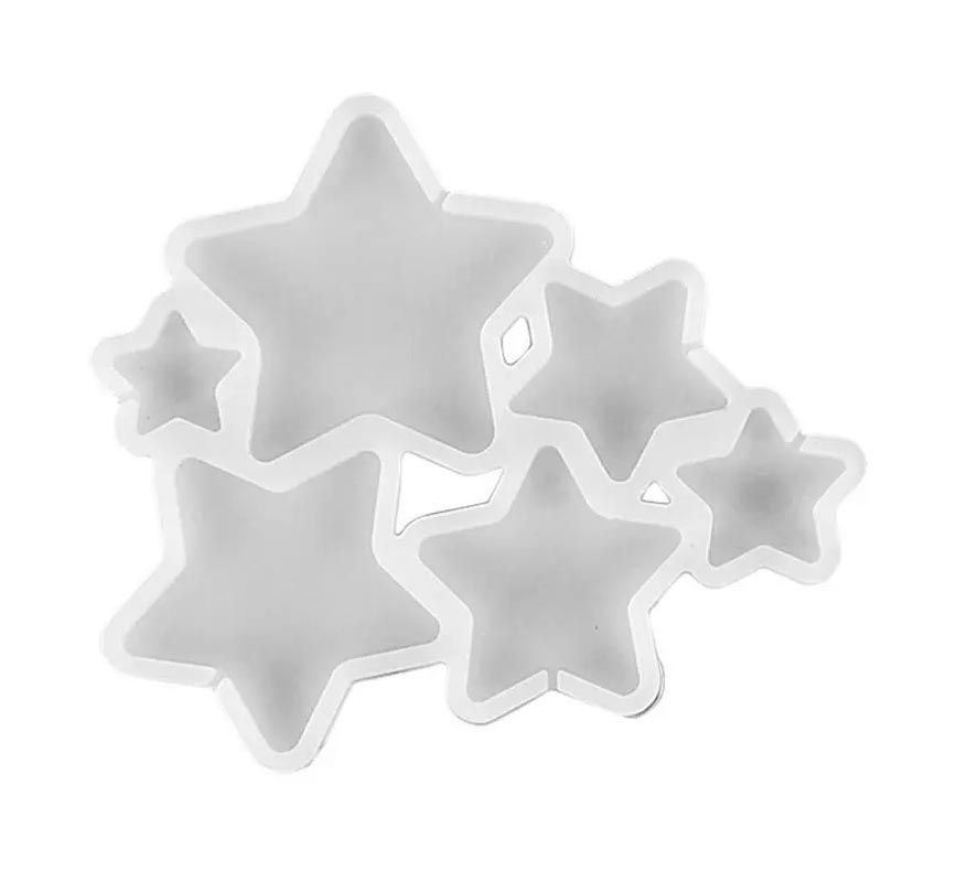 Силіконовий молд для льодяників "Зірки"