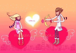 Вафельная картинка "LOVE №4"