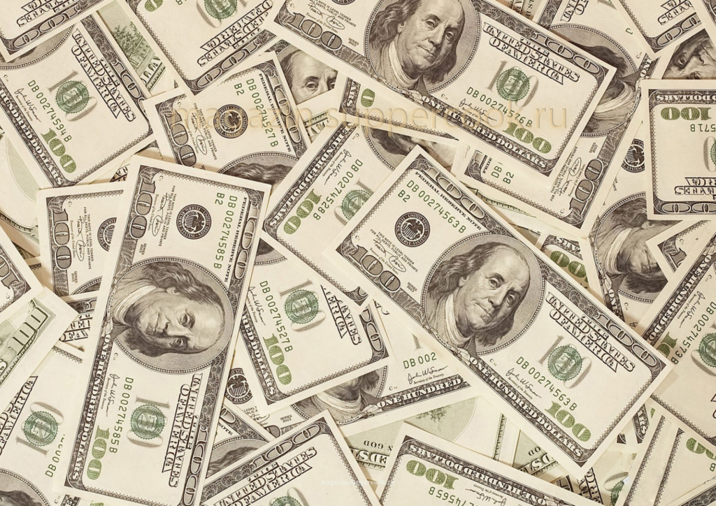 Вафельная картинка "Доллары №8"