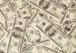 Вафельная картинка "Доллары №8"