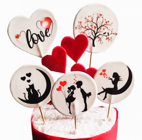 Набір цукрових топерів Кохання