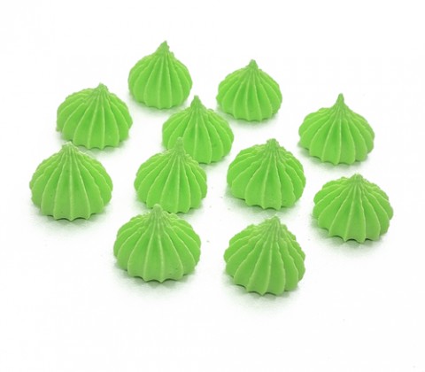 Безе мини сахарные Зеленые (11шт)