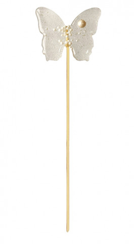 Леденец из сахара Бабочка прозрачная