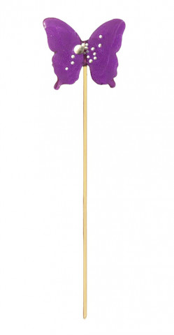Леденец из сахара Бабочка сиреневая