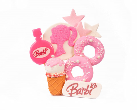 Набір цукрових топерів Барбі глітер