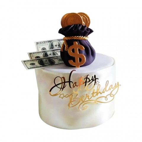 Цукрова прикраса Скарбничка (з дзеркальним топером)