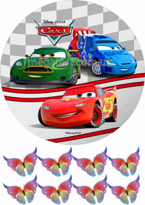 Вафельная картинка "Тачки №14"