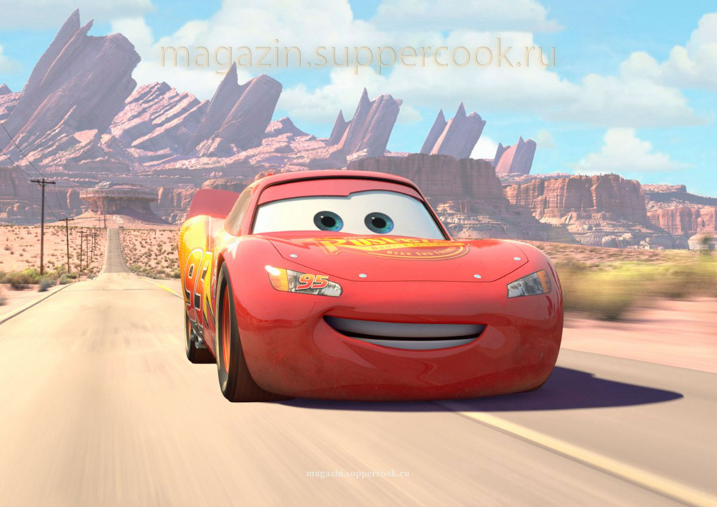 Вафельная картинка "Тачки №57"