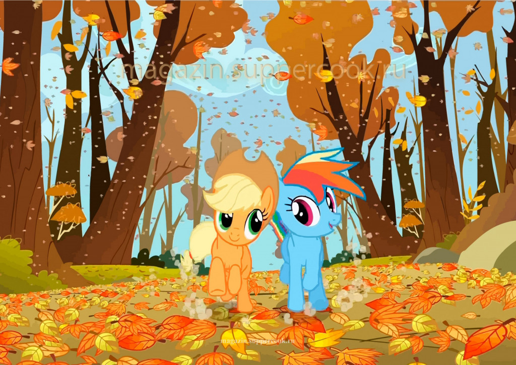 Вафельная картинка "Мир пони №33"