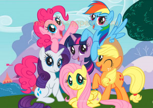 Вафельная картинка "Мир пони №42"